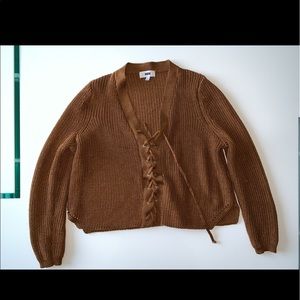 Women sweater crop top